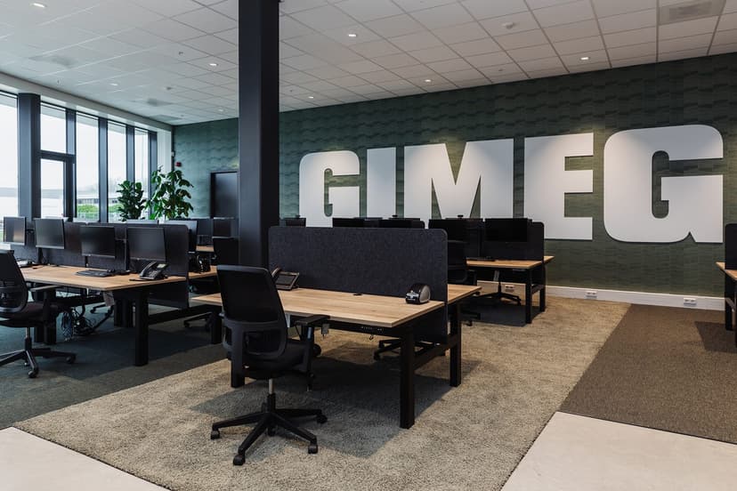 Door KSH ingerichte werkplekken bij GIMEG
