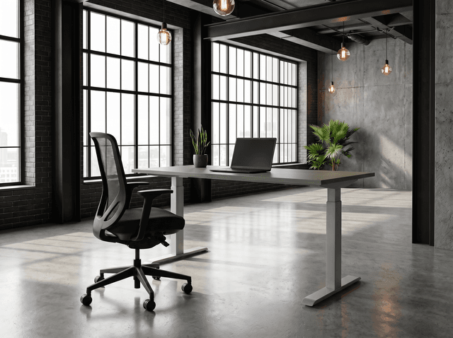 Verstelbaar Bureau – Vamo T-poot