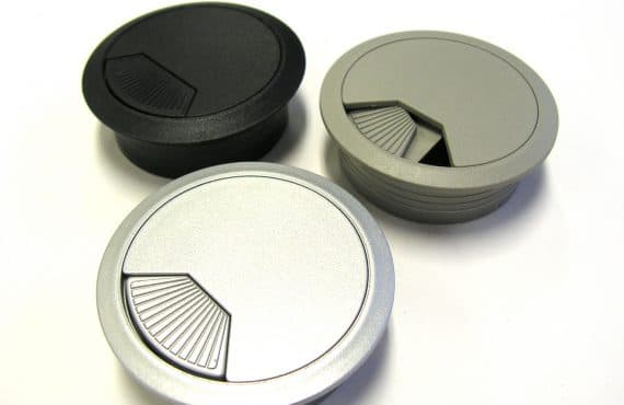 Kabeldoorvoerdop 60mm – Zwart, 5. Links midden