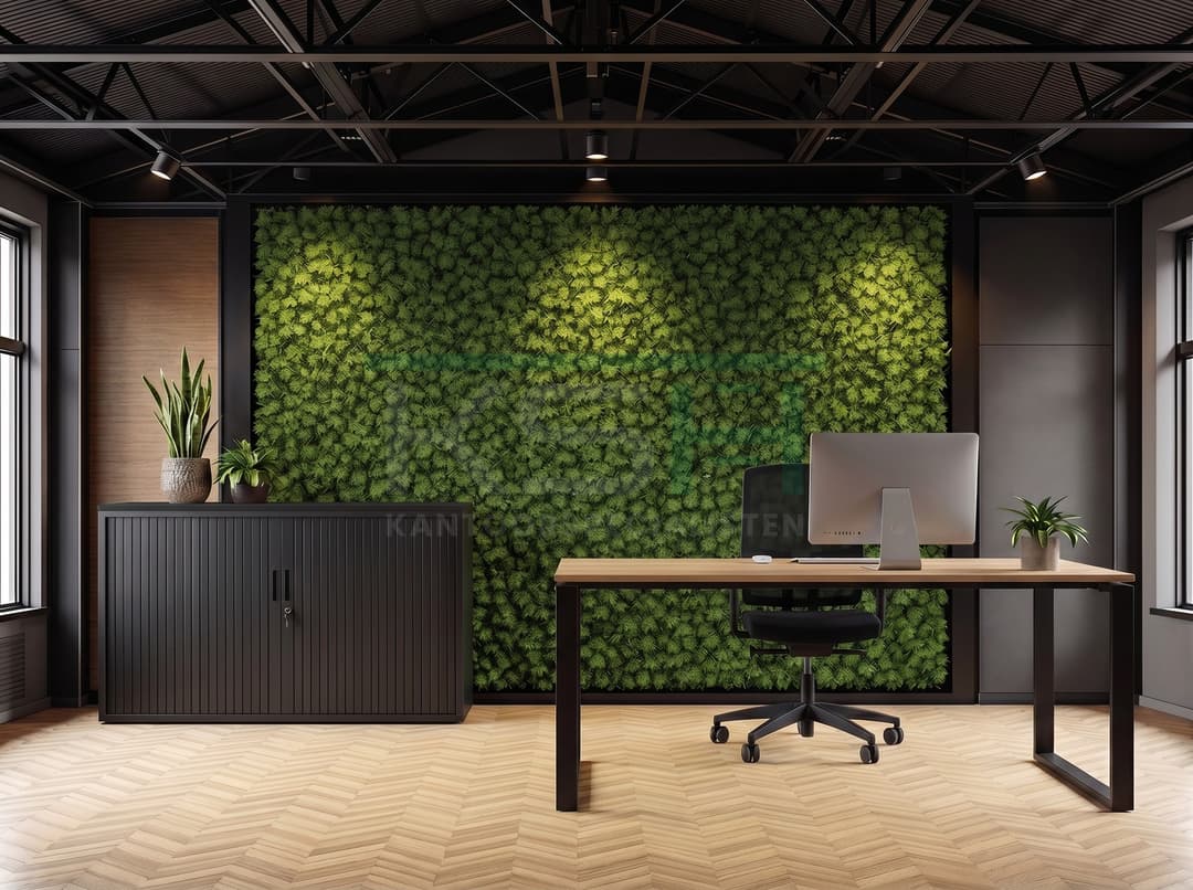 Roldeurkast Zwart 72 x 120 x 43 cm Met topblad Zwart
