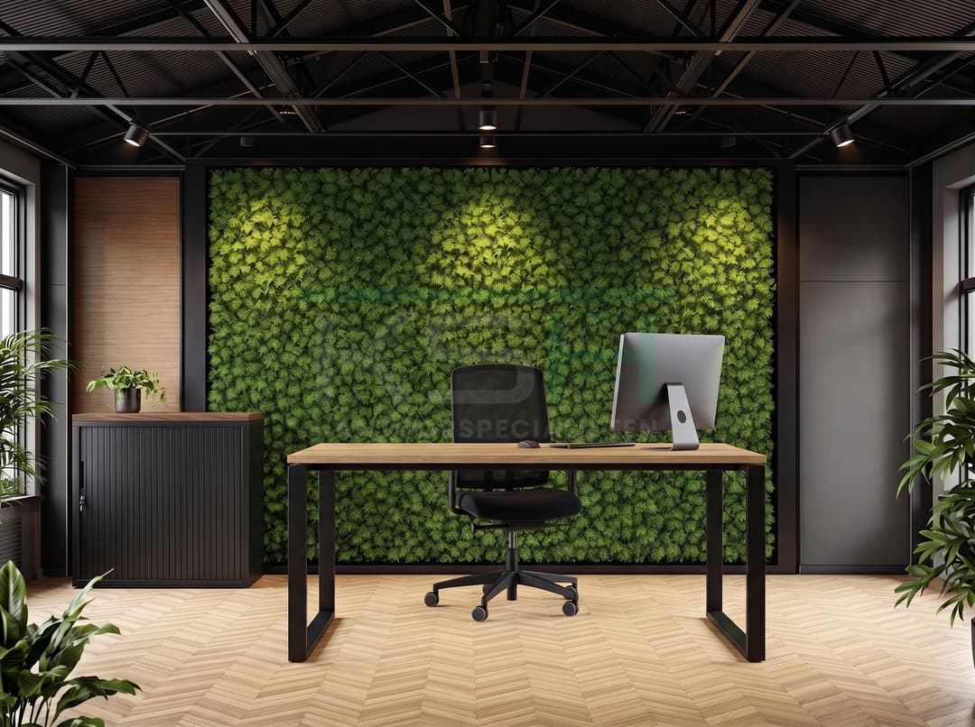 Roldeurkast Zwart 72 x 80 x 43 cm Met topblad Hickory Noten
