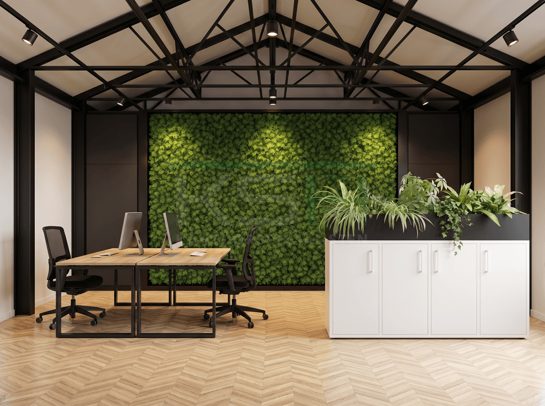 Opbergkast Wit 77 x 164 x 40 cm Met Zwart Plantenbak