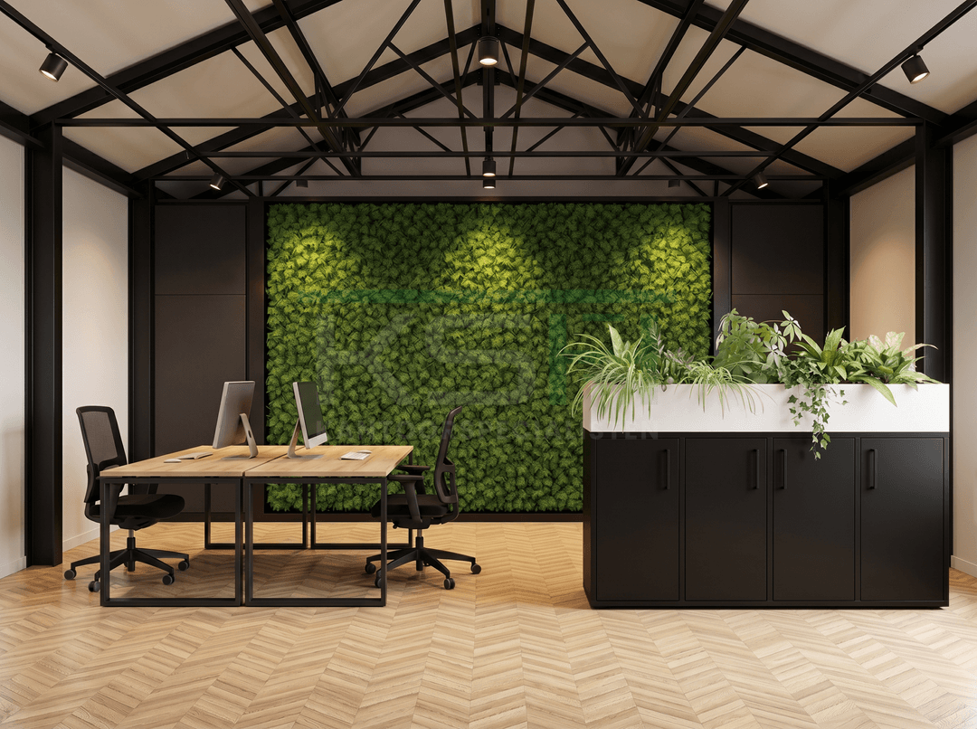 Opbergkast Zwart 77 x 164 x 40 cm Met Wit Plantenbak