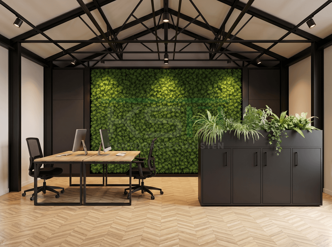 Opbergkast Zwart 77 x 164 x 40 cm Met Zwart Plantenbak