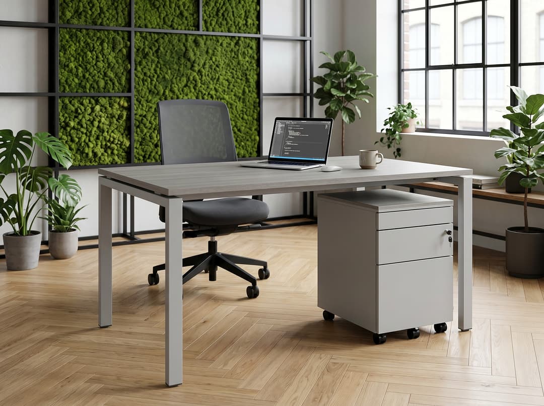 Ladeblok verrijdbaar Hangmappenlade, lade + pennenlade Aluminium Oxyd