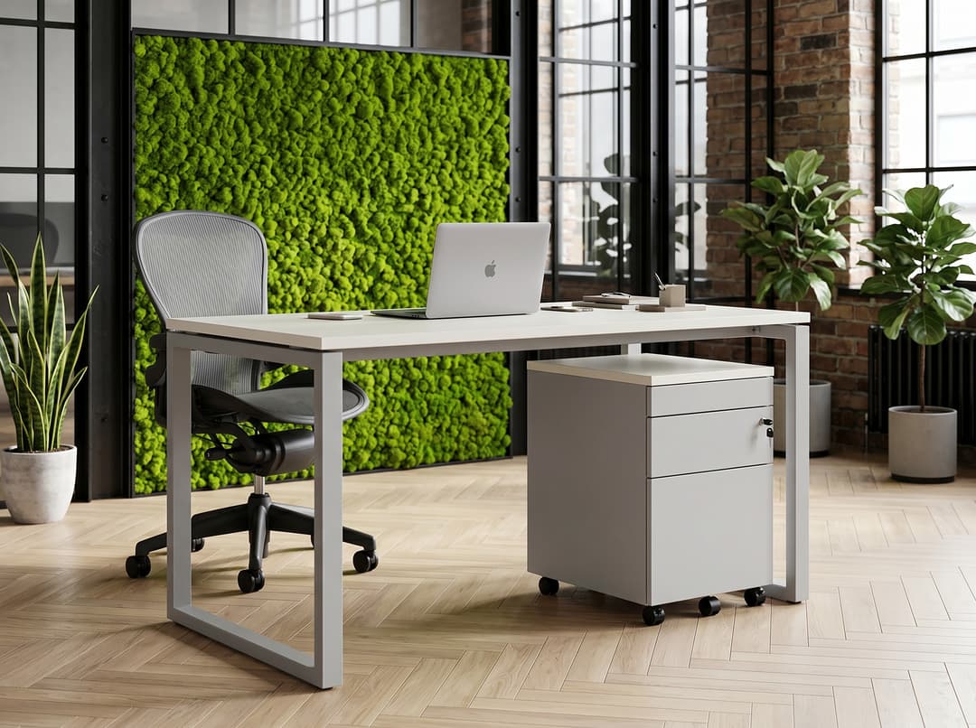 Ladeblok verrijdbaar Hangmappenlade, lade + pennenlade Aluminium Wit