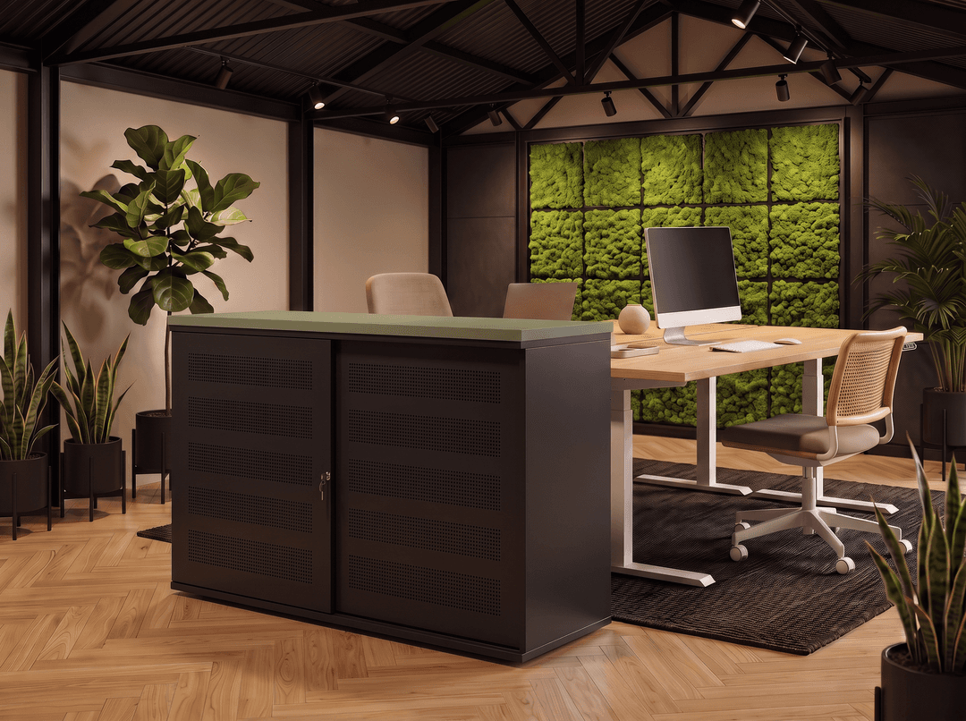 Schuifdeurkast Zwart 100 x 166 x 40 cm Met topblad Pine