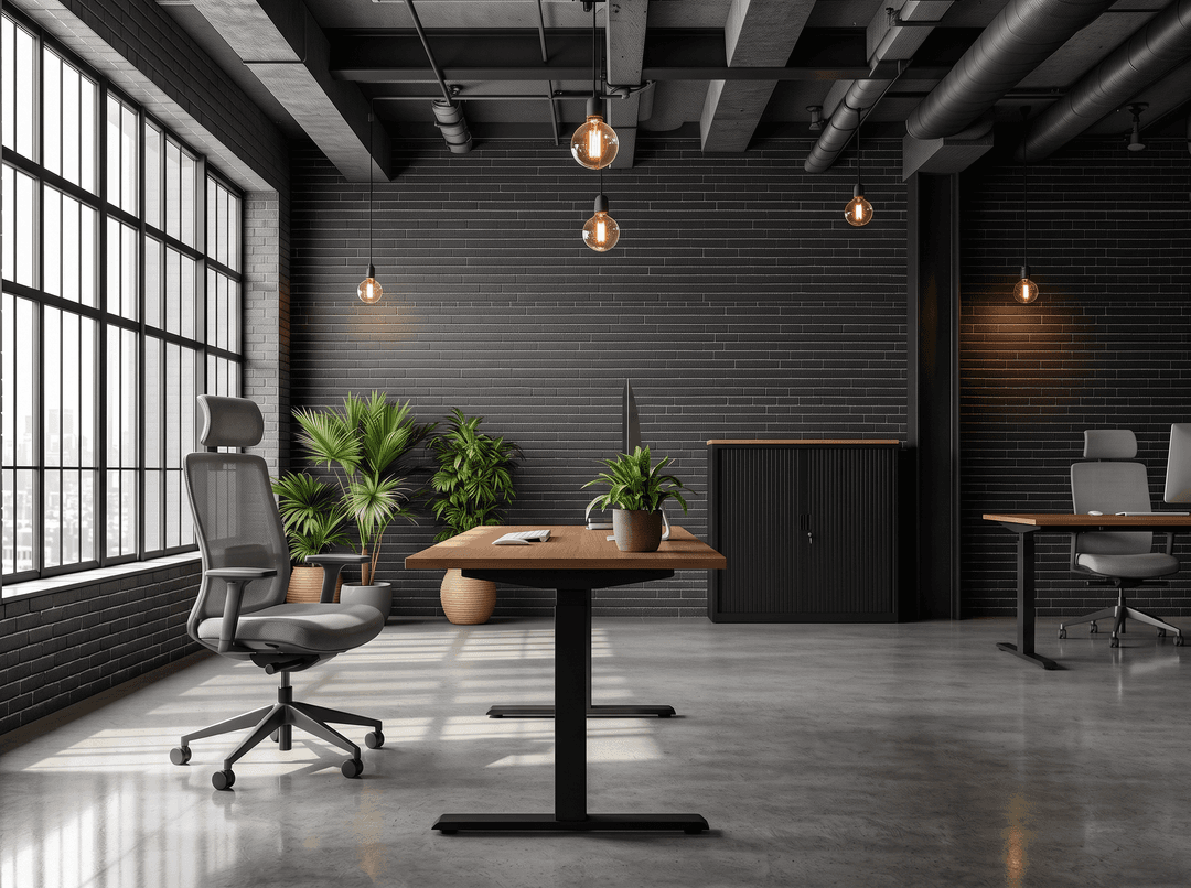 Ergonomische bureaustoel 'Milo' – Grafiet met hoofdsteun