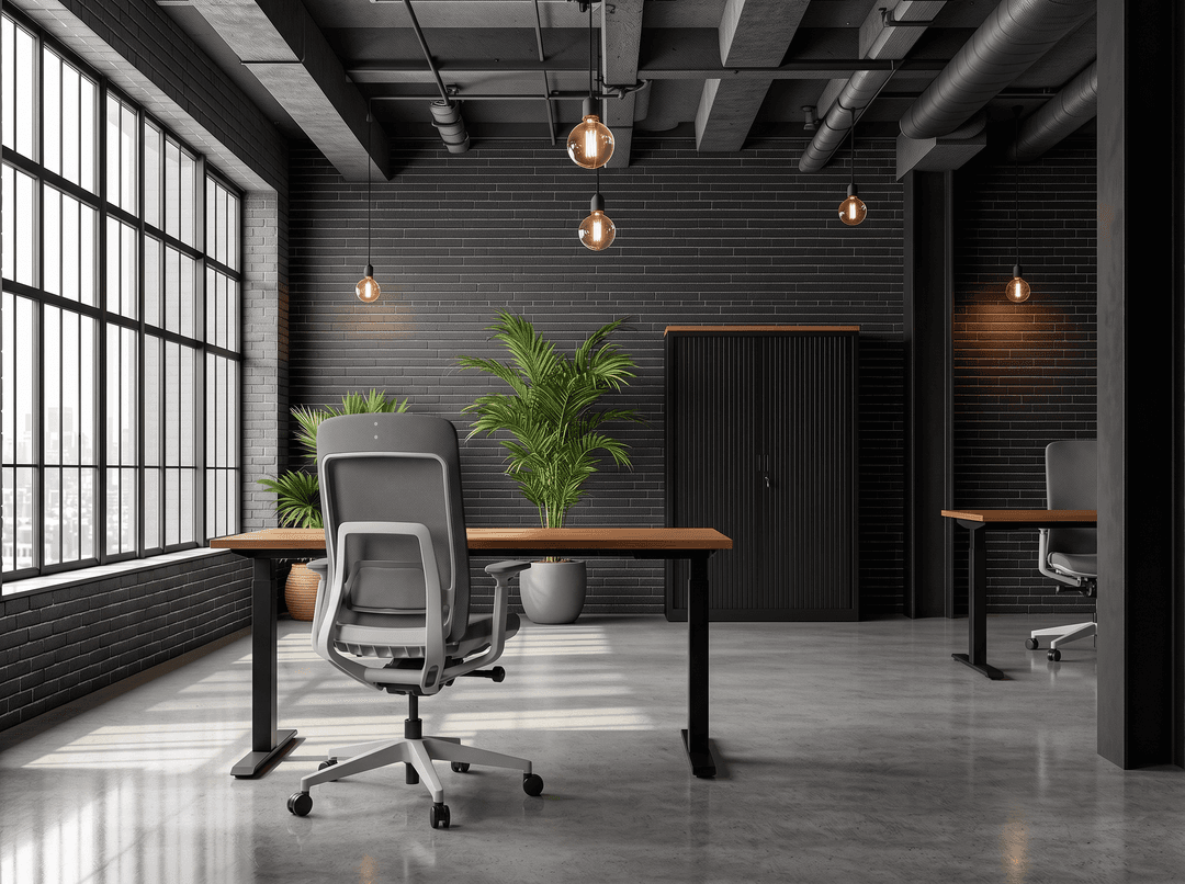 Ergonomische bureaustoel 'Milo' – Lichtgrijs zonder hoofdsteun