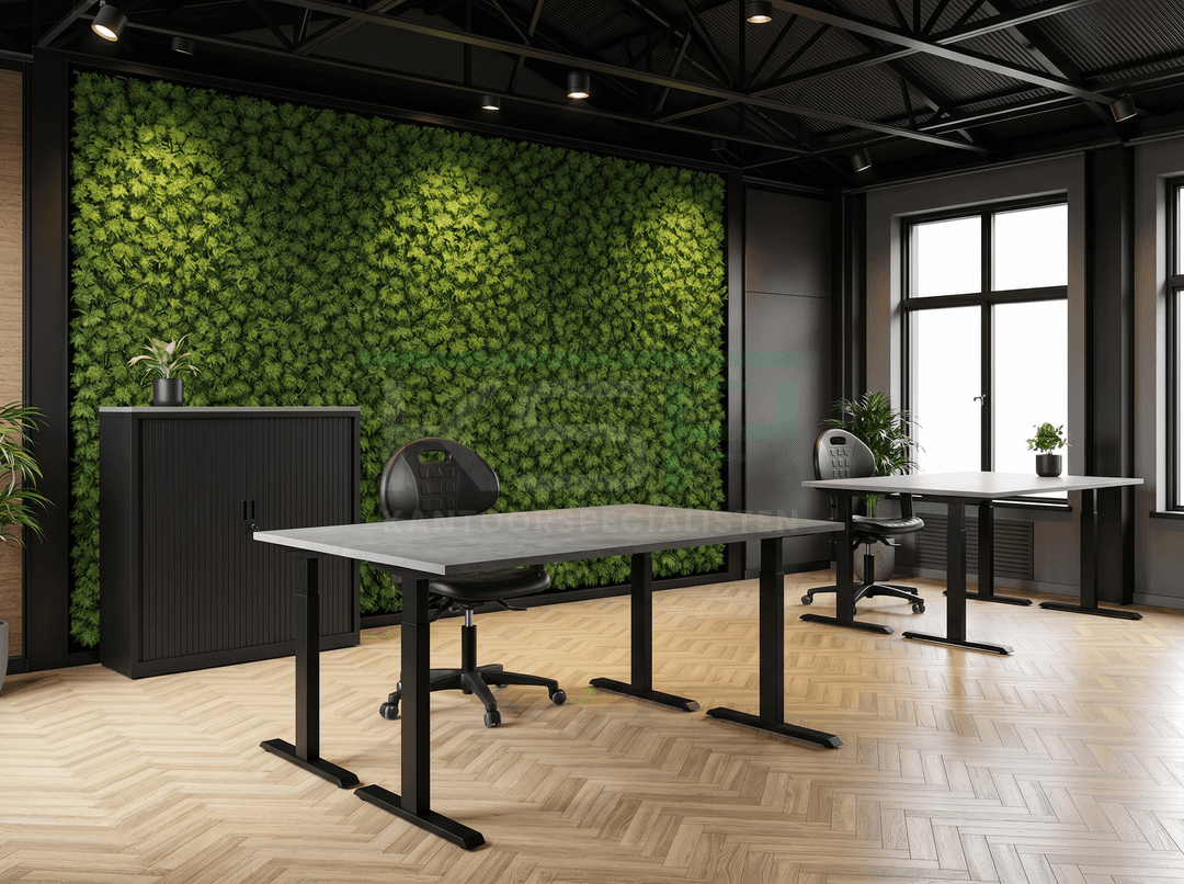 Werkstoel – Basic Zwart (PUR)