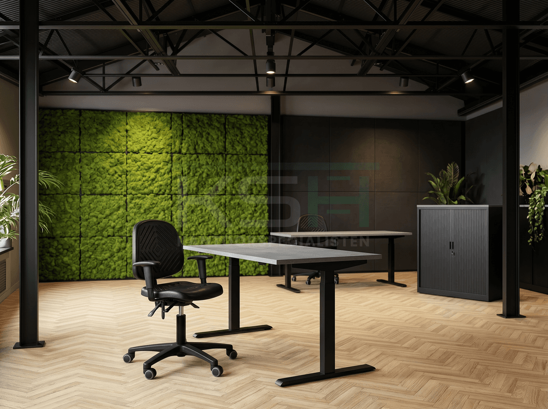 Werkstoel – Professional Zwart (PUR)