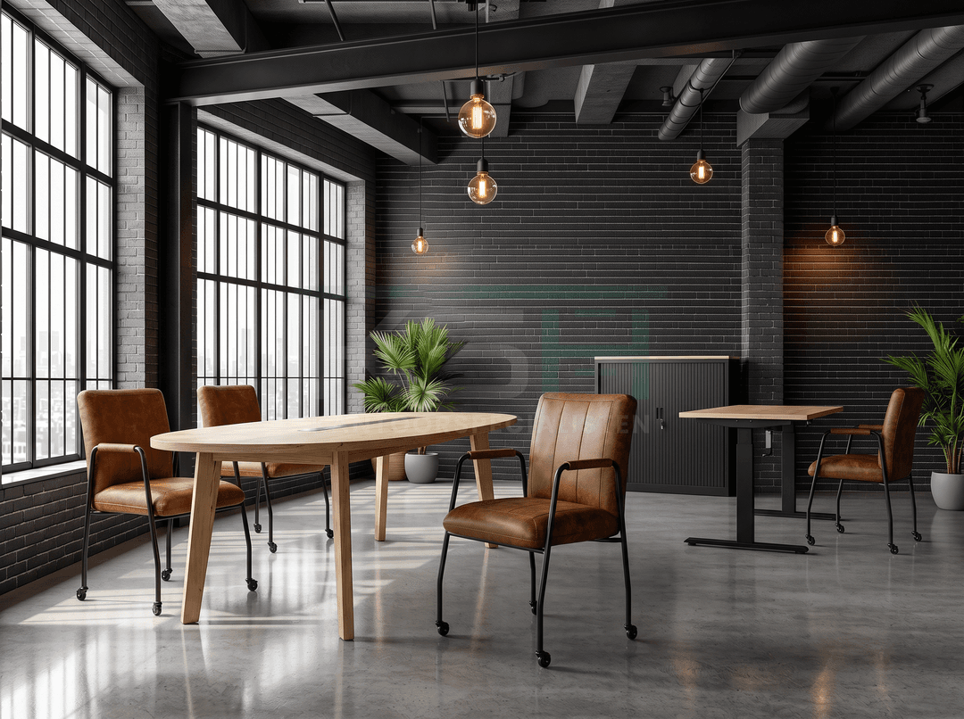 Vergaderstoel 'Maud' – Cognac