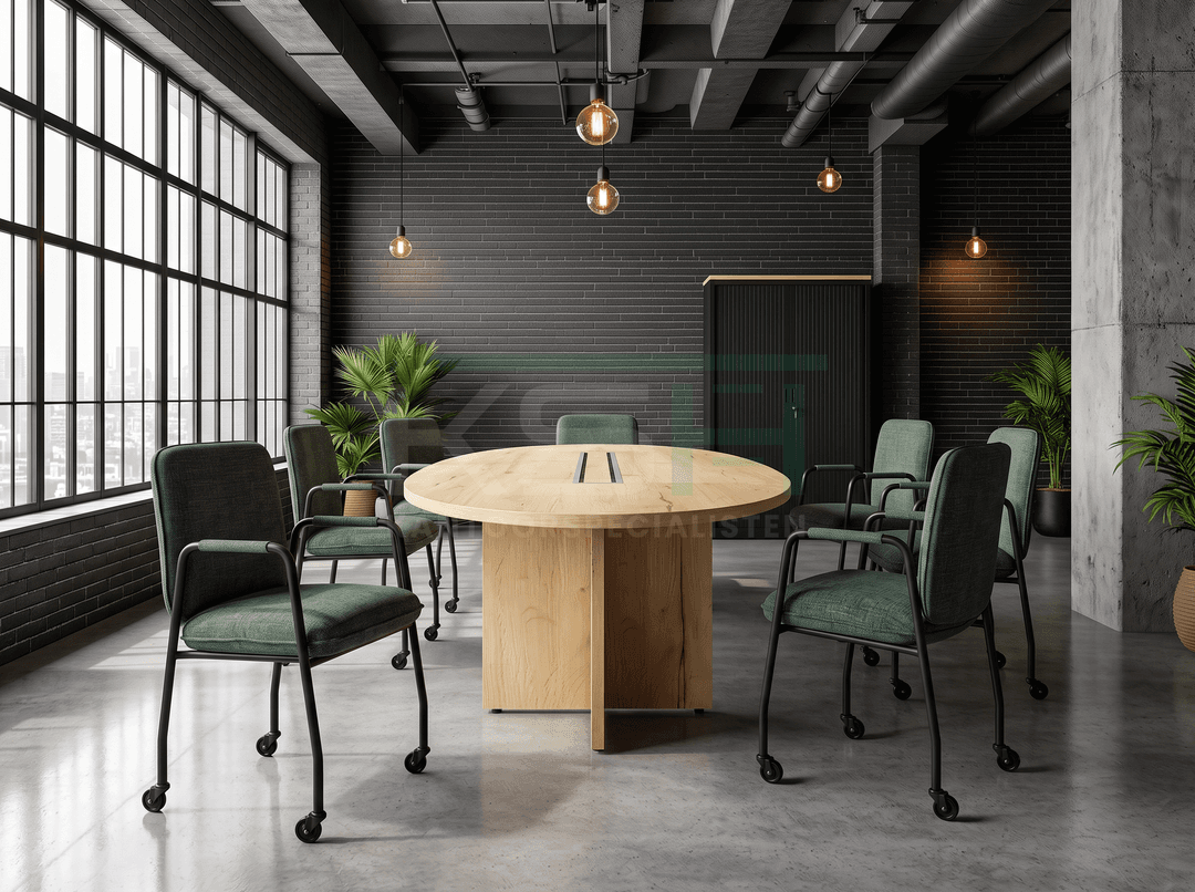 Vergaderstoel 'Maud' – Donkergroen