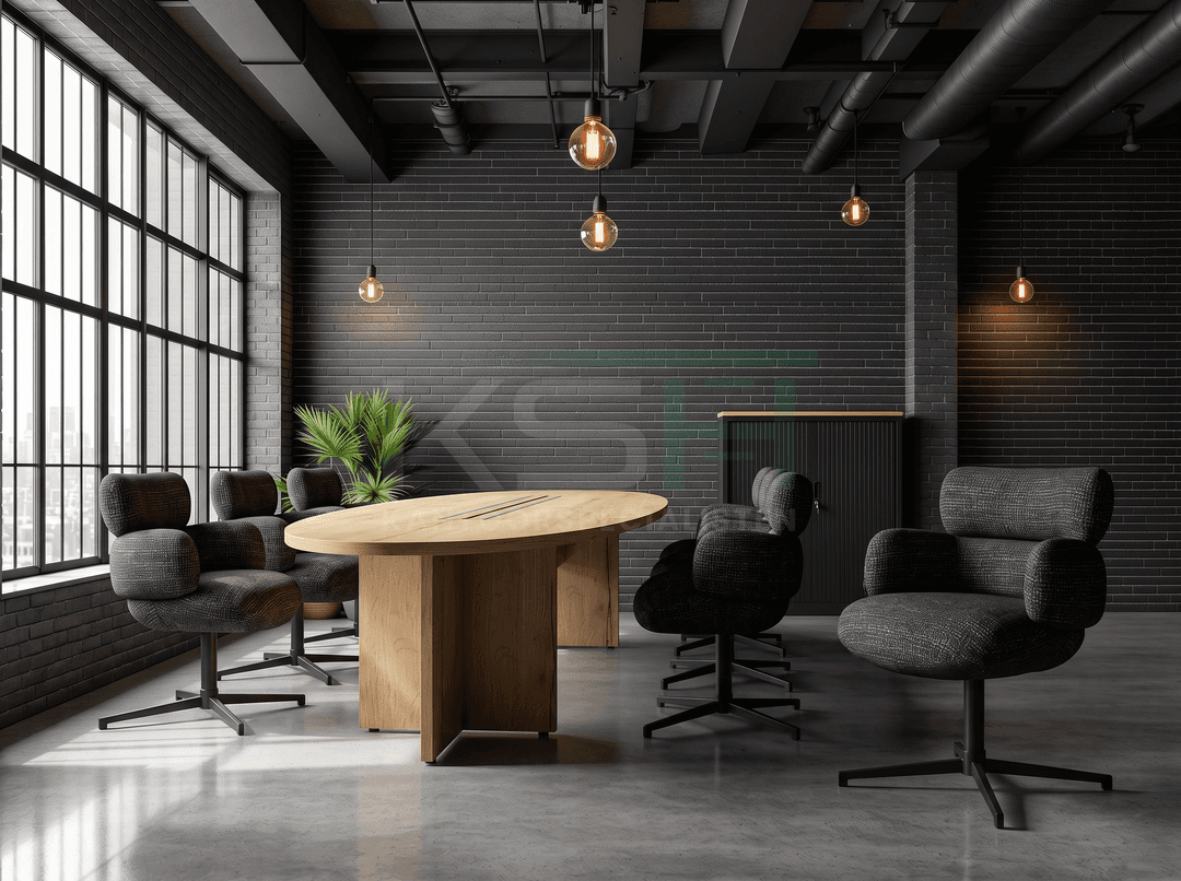 Vergaderstoel 'Sam' – Zwart