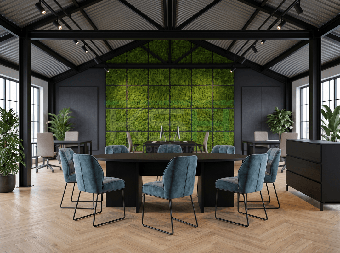 Vergaderstoel 'Ruben' – Blauw