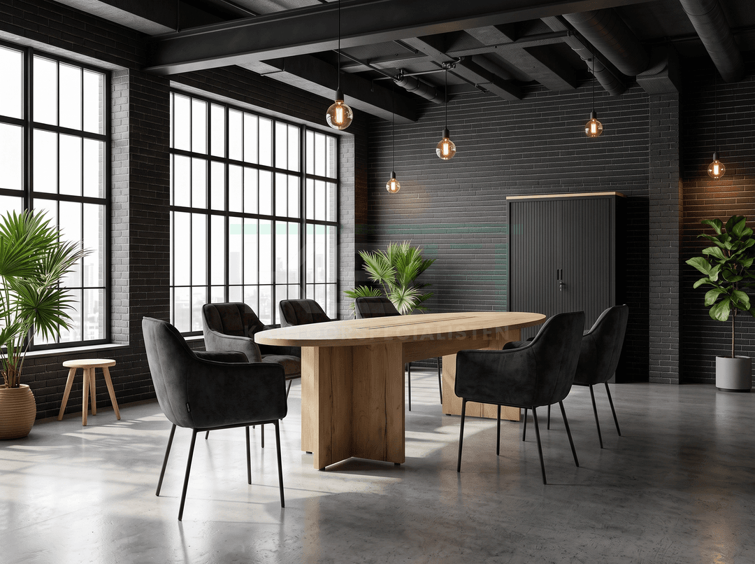 Vergaderstoel 'Cas' – Zwart