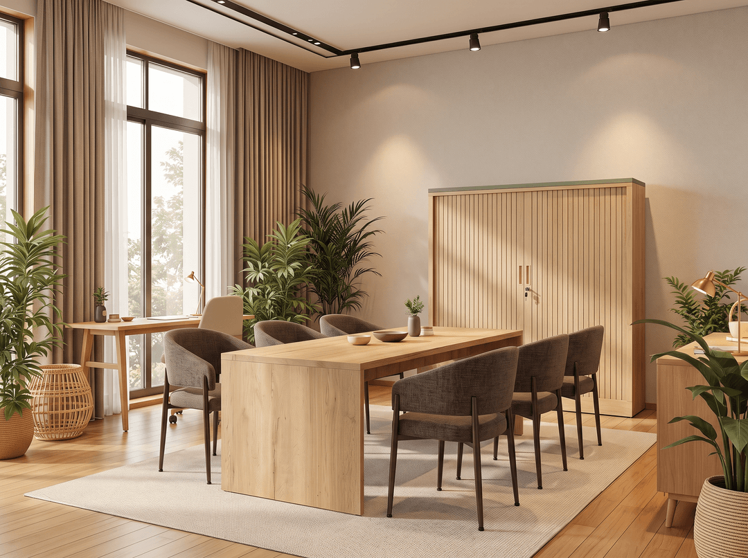 Vergaderstoel 'Evi' – Bruin