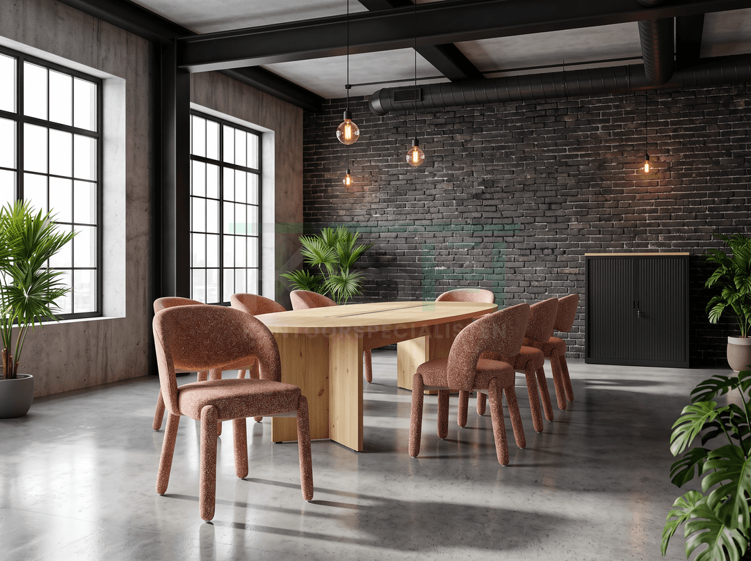 Vergaderstoel 'Wouter' – Terracotta