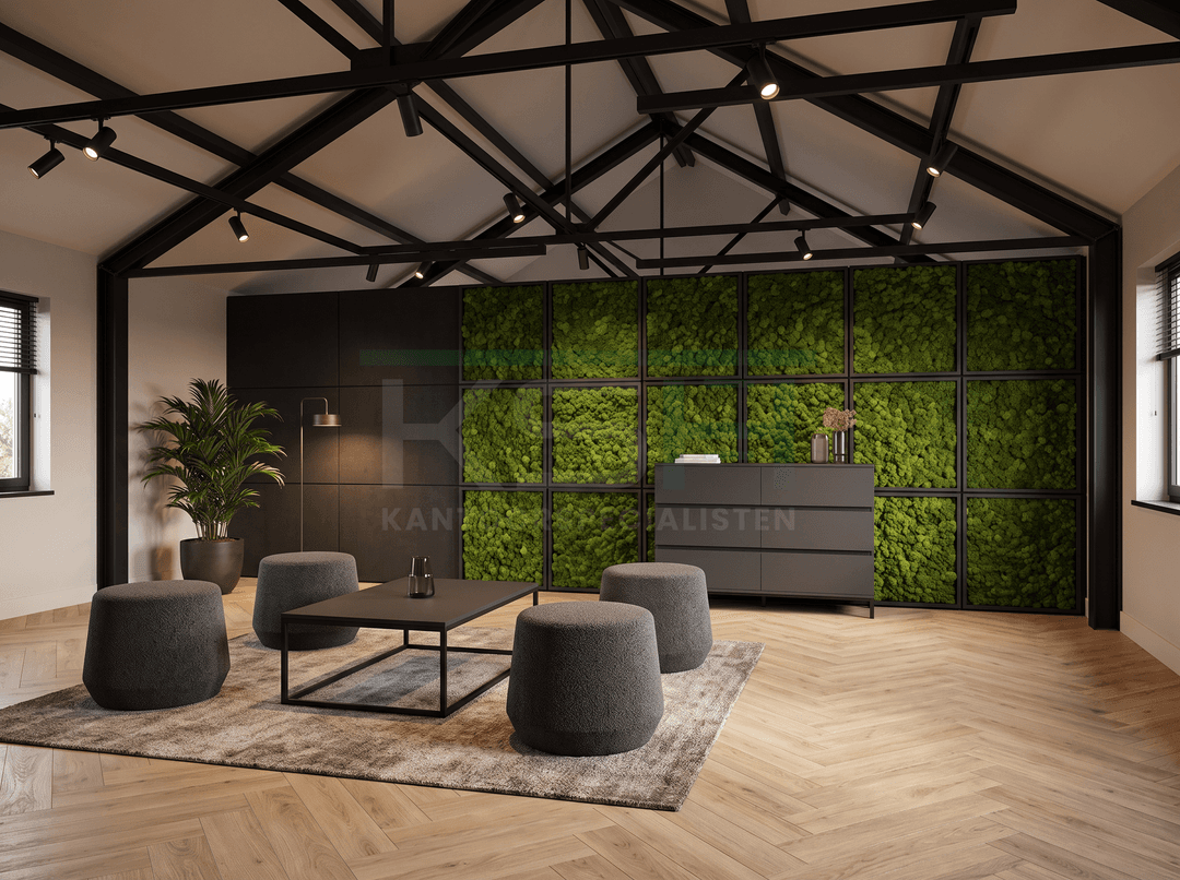 Loungepoef 'Puck' Middel – Grijs