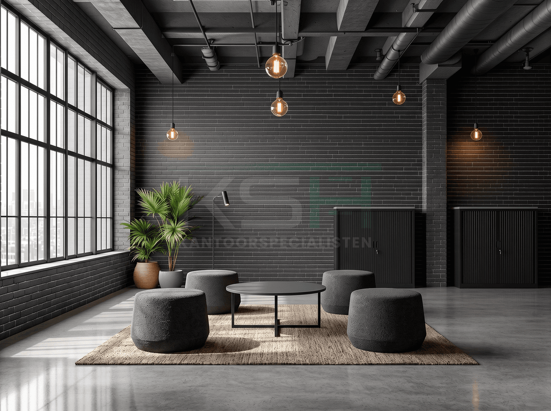 Loungepoef 'Puck' Klein – Grijs