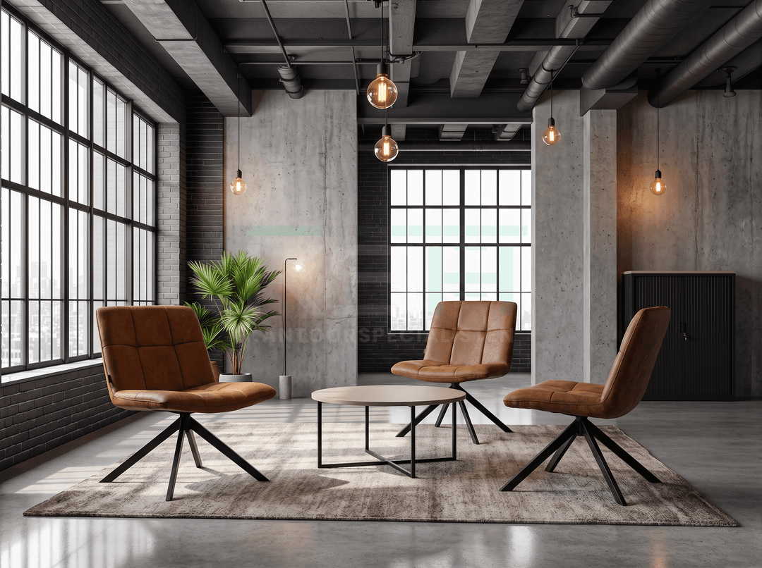 Fauteuil 'Imke' – Cognac
