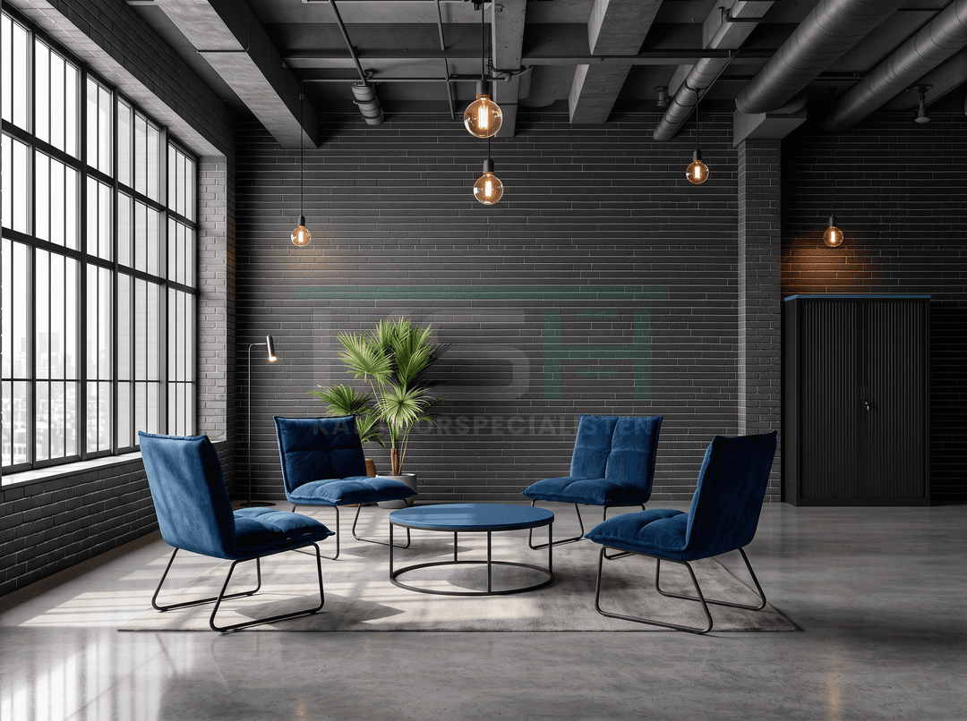 Fauteuil 'Renske' – Donkerblauw