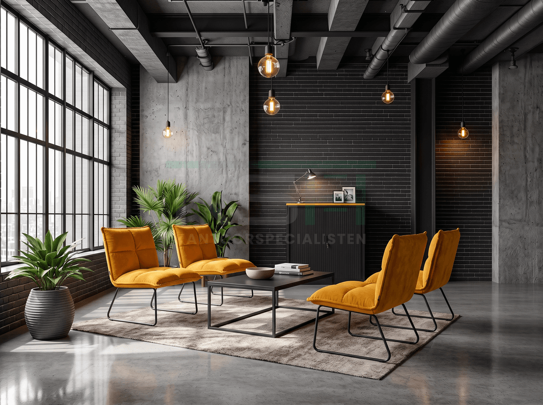 Fauteuil 'Renske' – Okergeel