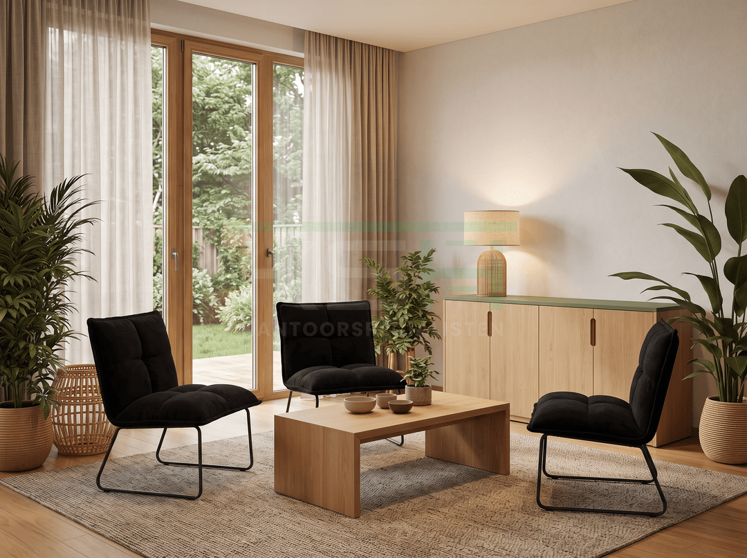 Fauteuil 'Renske' – Zwart