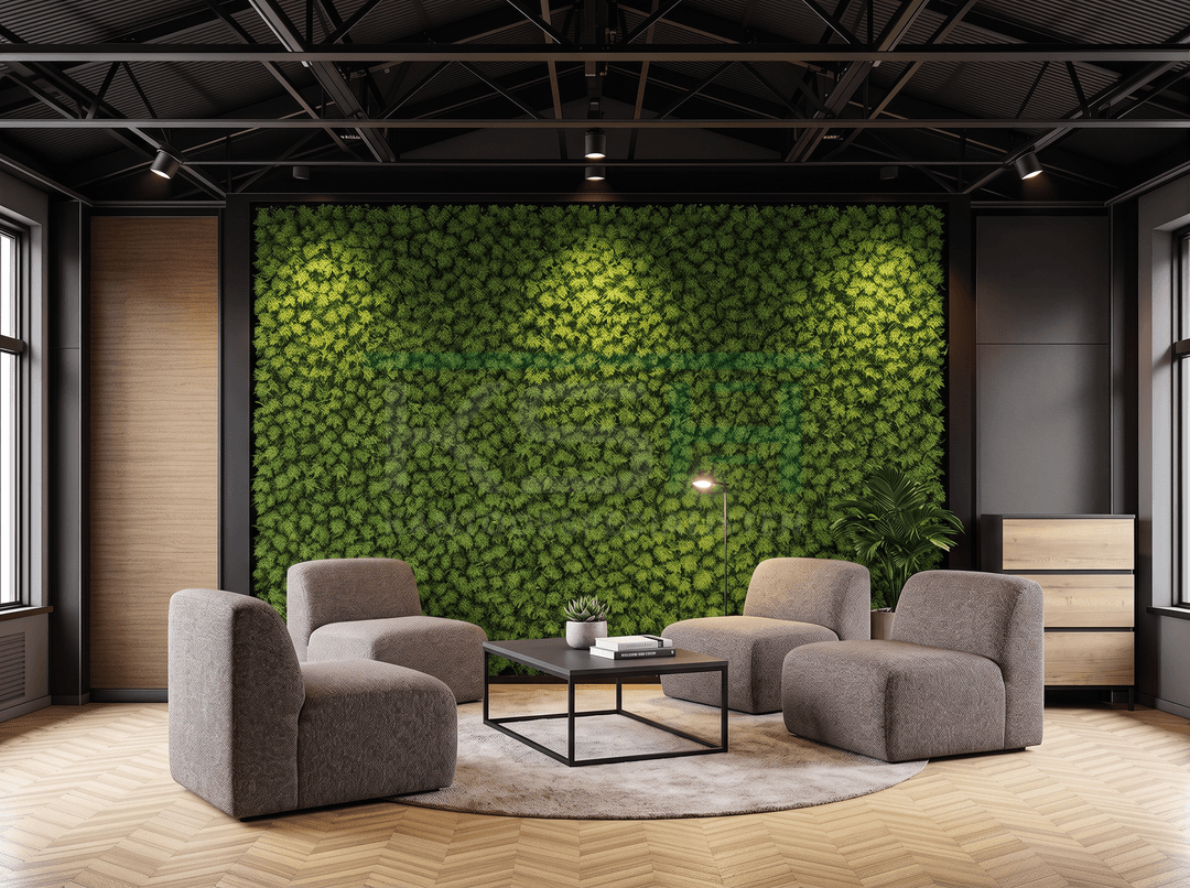 Fauteuil 'Esmee' – Bruin/grijs