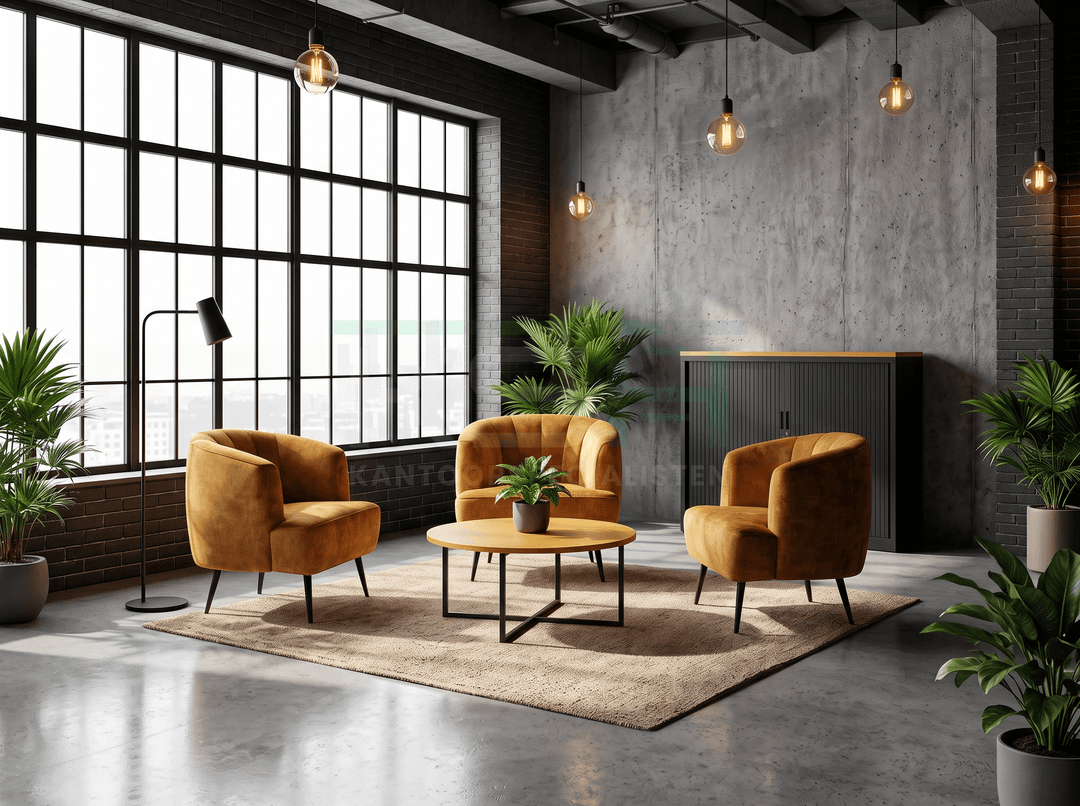 Fauteuil 'Lonneke' – Okergeel