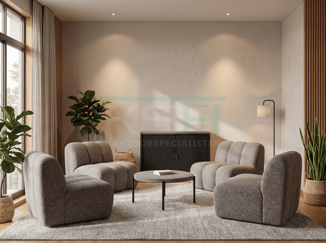 Fauteuil 'Marieke' – Bruin/grijs