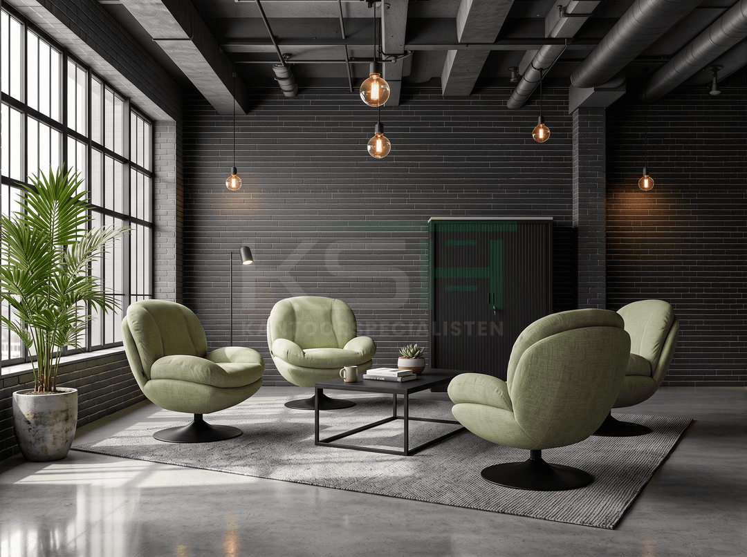 Fauteuil 'Ymke' – Olijfgroen