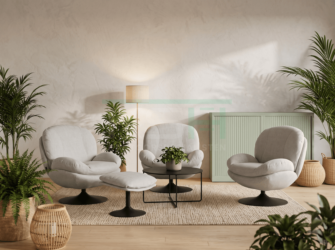 Fauteuil 'Ymke' – Off White
