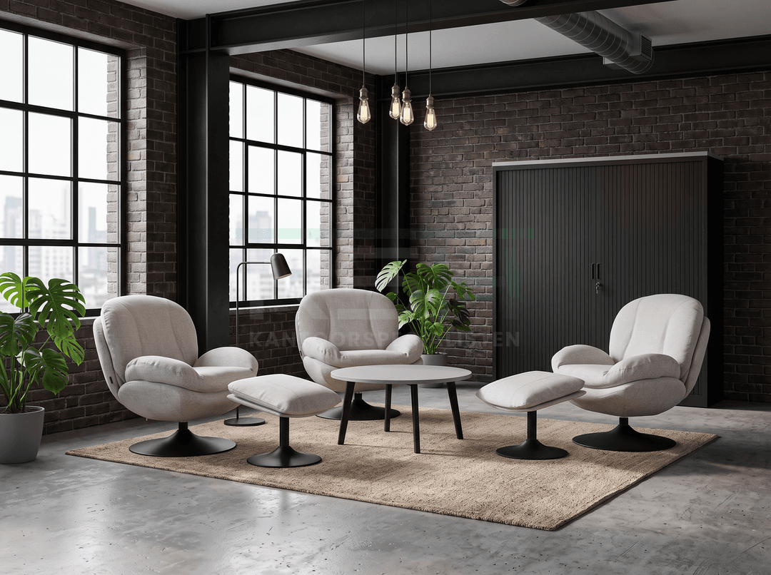 Fauteuil 'Ymke' – Taupe