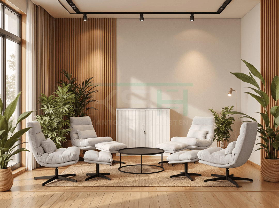 Fauteuil 'Elske' – Off White