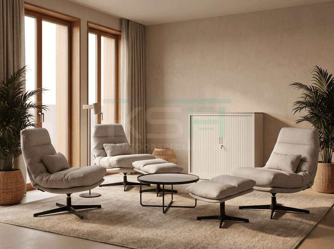 Fauteuil 'Elske' – Taupe