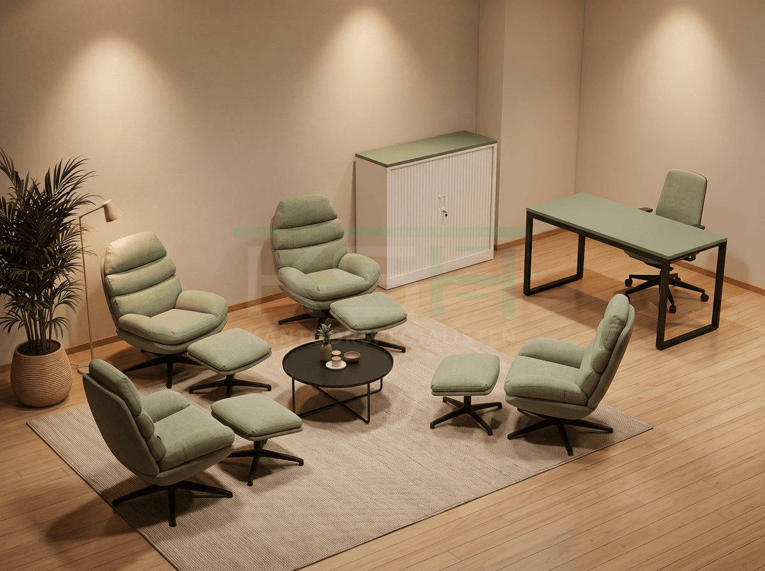 Fauteuil 'Famke' – Olijfgroen