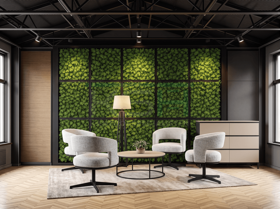 Fauteuil 'Roel' – Off White/zwart