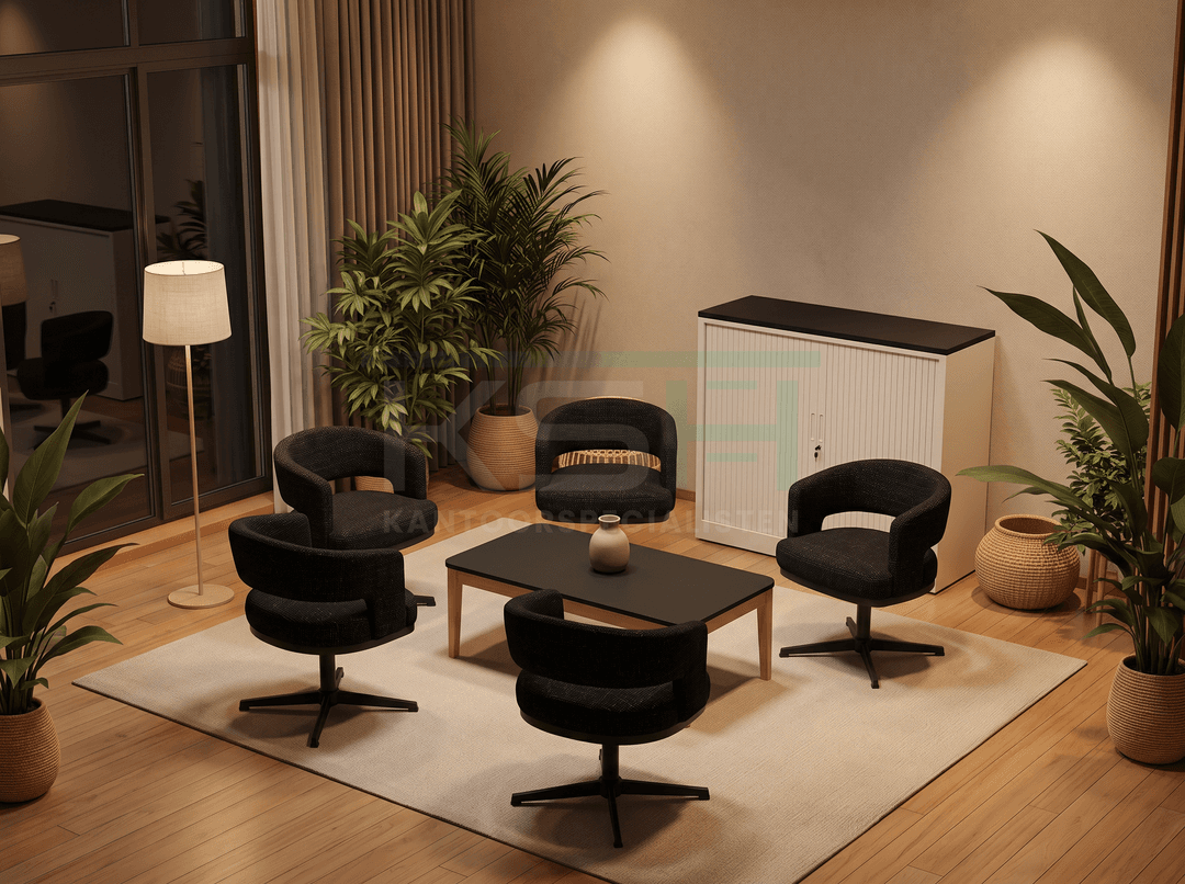 Fauteuil 'Roel' – Zwart