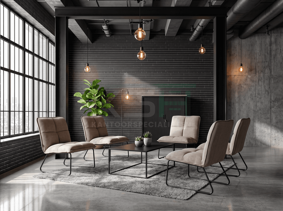 Fauteuil 'Gerben' – Taupe