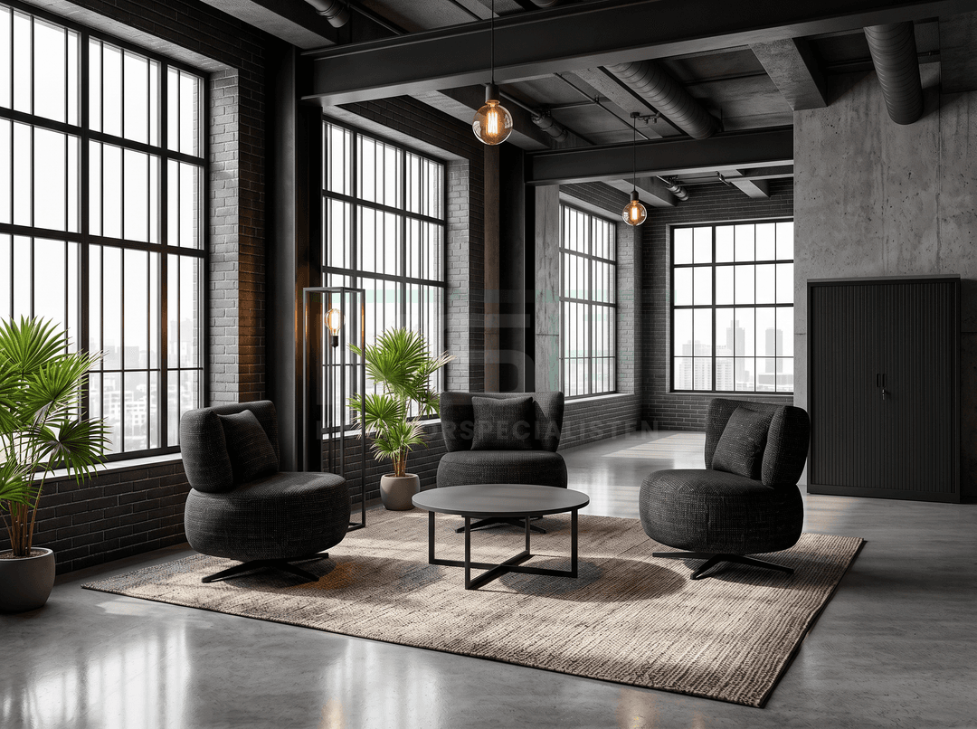 Fauteuil 'Jochem' – Zwart