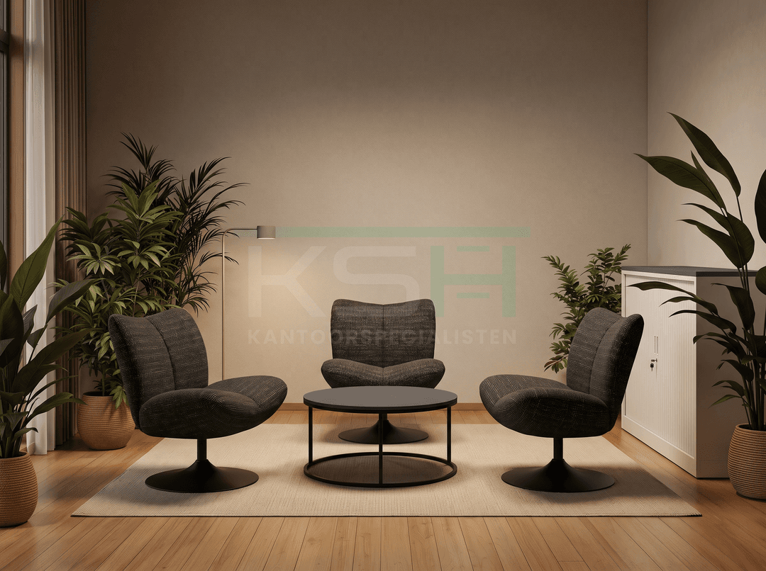 Fauteuil 'Jort' – Zwart