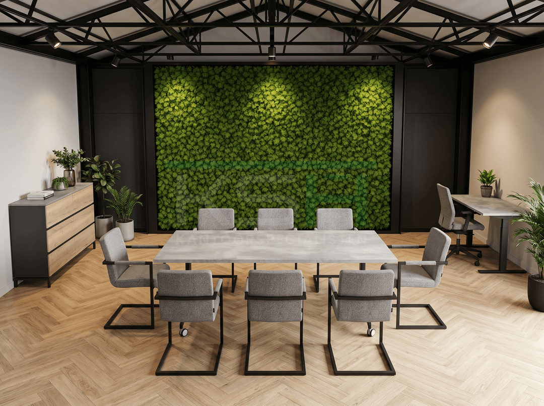 Inklapbare en verrijdbare Kantinetafel recht 140x80cm Zwart Oxyd