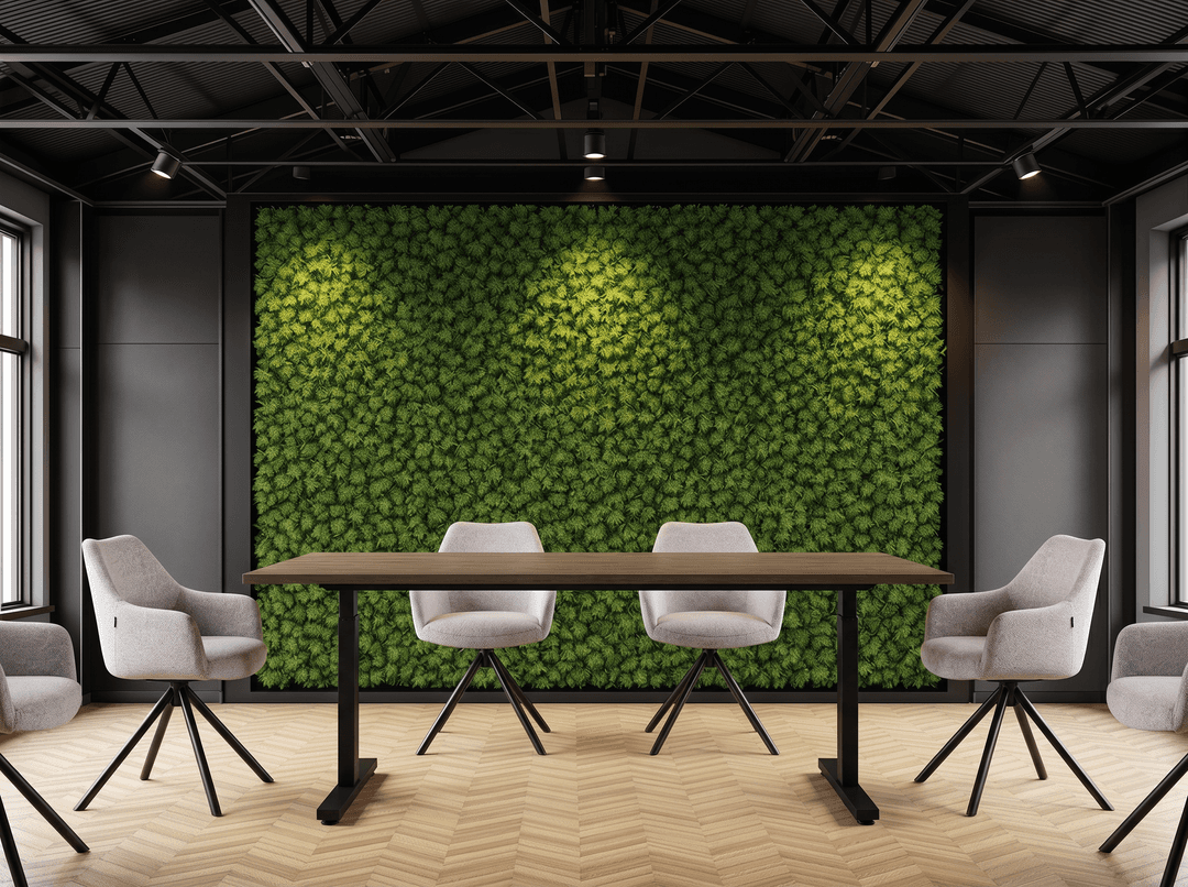 Vamo T-poot Kantinetafel recht 120x80cm Zwart Hickory Noten