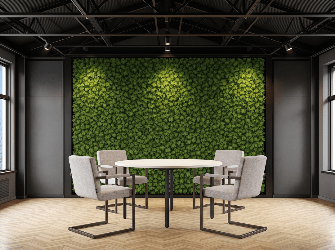 Ronde Goedkope 4-poots Kantinetafel Ø120cm Zwart Wit
