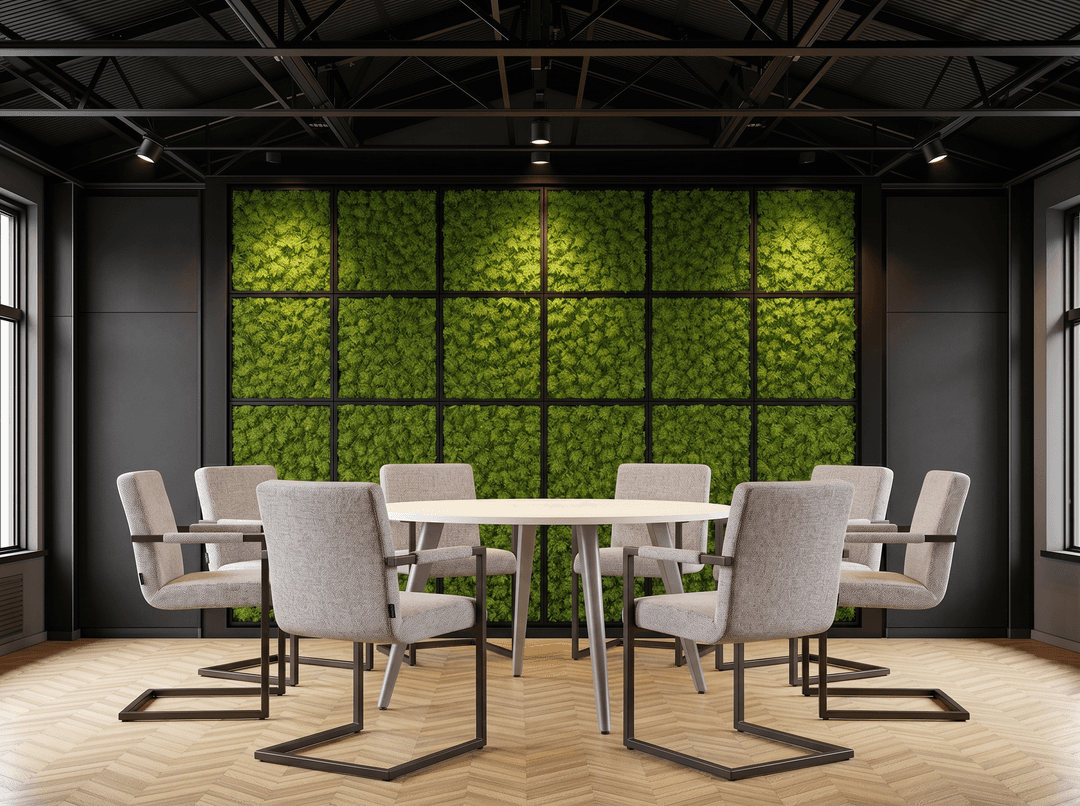 Ronde Real-poot Kantinetafel Ø160cm Aluminium Wit