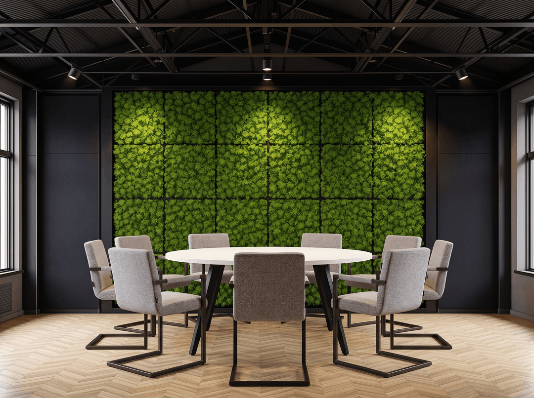 Ronde Real-poot Kantinetafel Ø160cm Zwart Wit