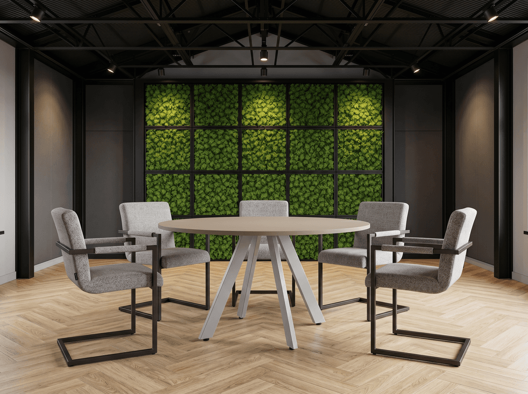 Ronde Spinpoot Kantinetafel Ø120cm Aluminium Cuando