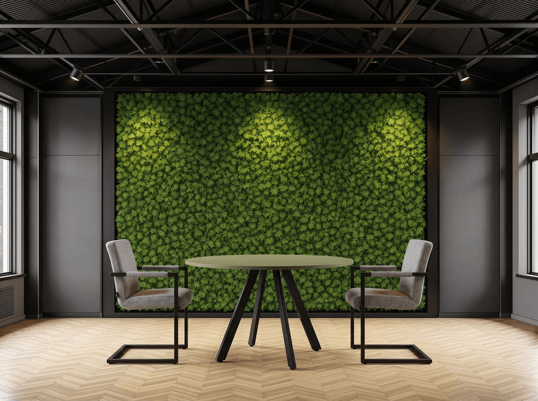 Ronde Spinpoot Kantinetafel Ø80cm Zwart Pine