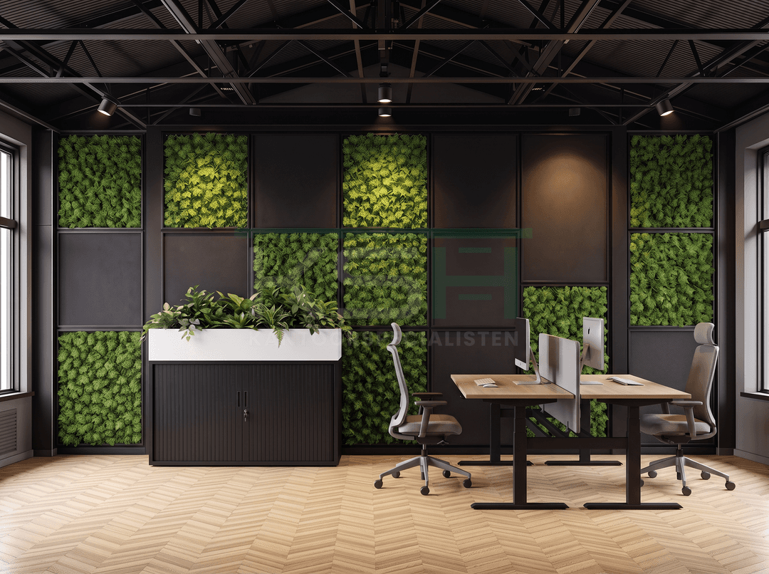 Roldeurkast Zwart 72 x 120 x 43 cm Met plantenbak Wit